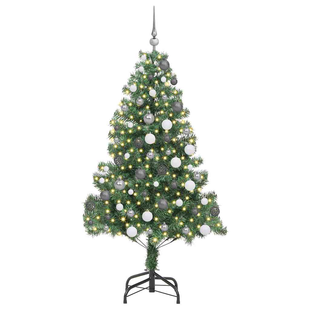 8721288993397_wbg-an_en_hd_2 vidaXL Artificial Christmas Tree Green 180 x 40 cm PVC - Image 3