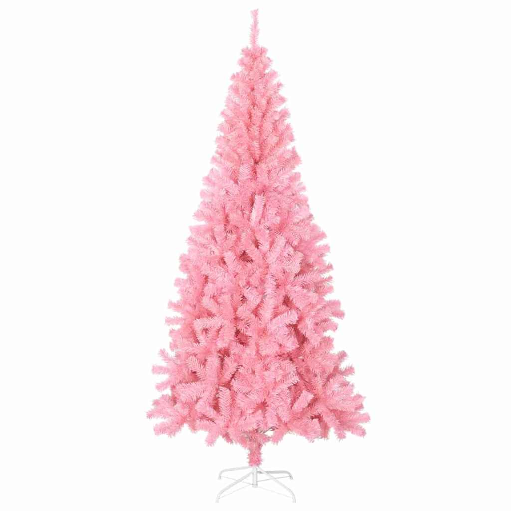 8721288993854_wbg-fr_en_hd_2 vidaXL Artificial Christmas Trees Pink 180 cm PVC - Image 3