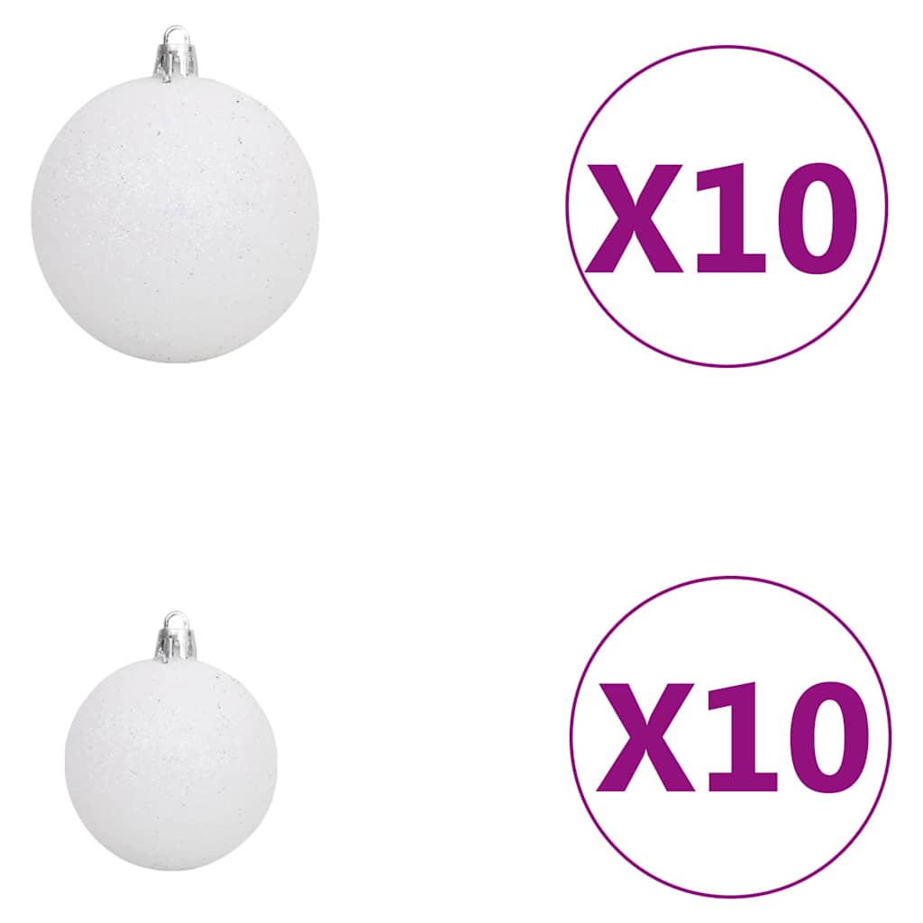 8721288993885_wbg-fr_en_hd_6 vidaXL Artificial Christmas Trees Pink 180 cm PVC - Image 7
