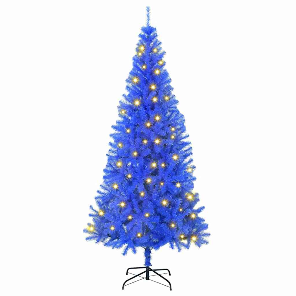 8721288994837_wbg-an-m_en_hd_2 vidaXL Artificial Christmas Trees Blue 180 cm PVC - Image 2