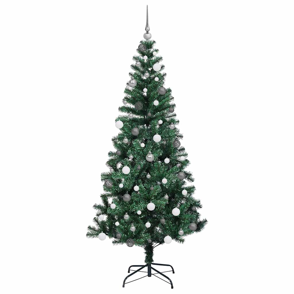 8721288997340_wbg-fr_en_hd_4 vidaXL ArtificialChristmasTree Green 210cm PVC - Image 5