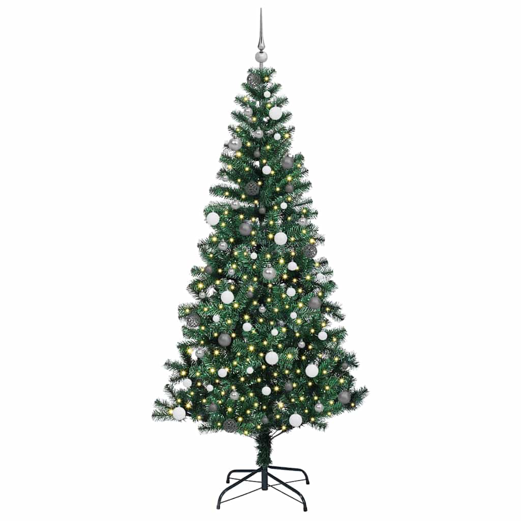 8721288997470_wbg-fr_en_hd_2 vidaXL ArtificialChristmasTree Green 240cm PVC - Image 3