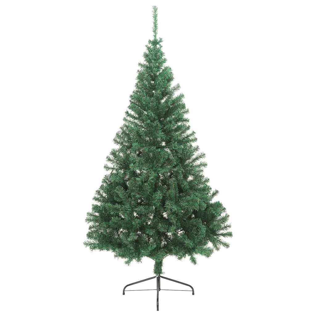 8721288999962_wbg-fr_en_hd_5 vidaXL Artificial Pre-lit Christmas Tree with Stand Green 240 cm PVC - Image 6