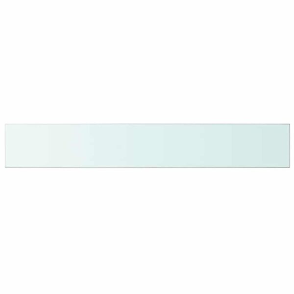 vidaXL Shelf Panel Glass Clear 100x15 cm - Image 2