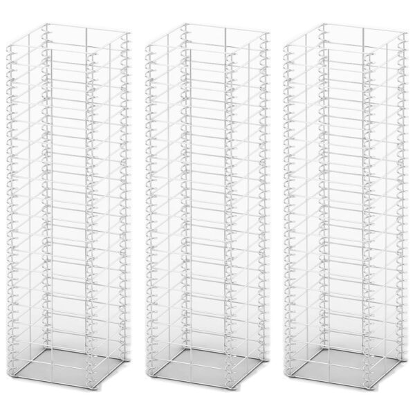 vidaXL Gabion Set 3 pcs Galvanised Wire 25x25x100 cm - Image 2