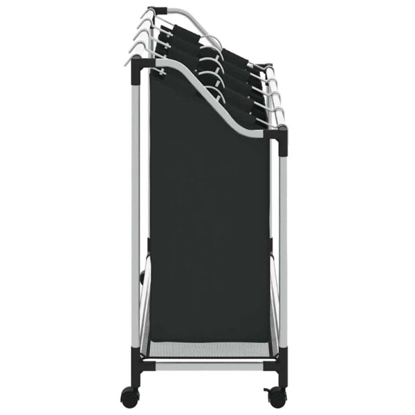 Laundry sorter with 4 bags black grey - Image 6