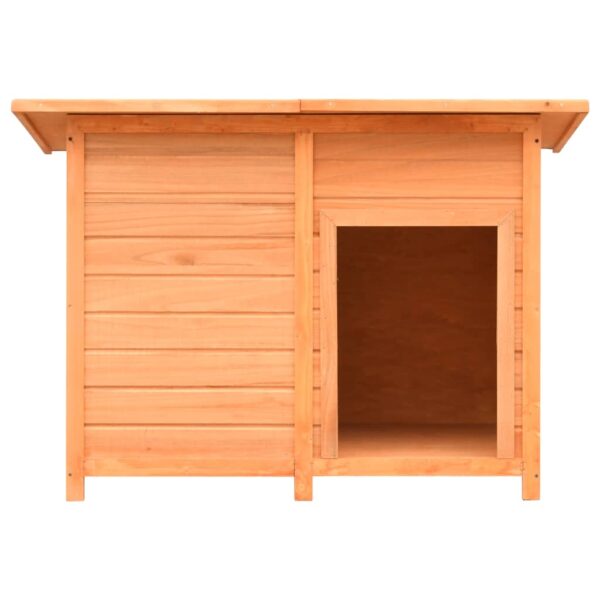 vidaXL Dog Cage Solid Pine & Fir Wood 120x77x86 cm - Image 2
