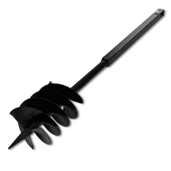 vidaXL Ground Drill with Handle 180 mm with Extension Tube 13 m Steel - Image 4