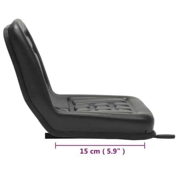 vidaXL Universal Tractor Seat Black - Image 9