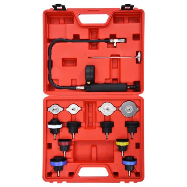 vidaXL 14 Piece Cooling System & Radiator Cap Pressure Tester - Image 2