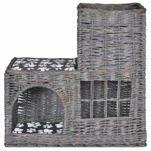 Willow Cat Tree Pet House/Bed/Castle/Scratching Post with Cushion - Image 2