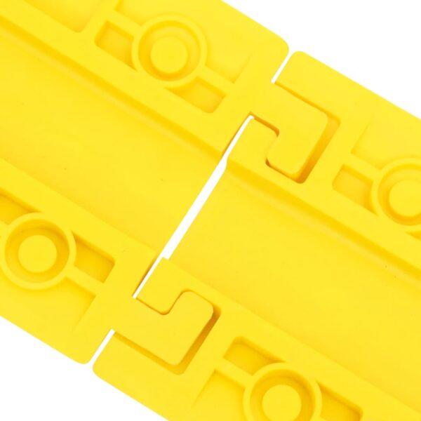 vidaXL Cable Protector Ramps 4 pcs 98.5 cm Yellow - Image 5