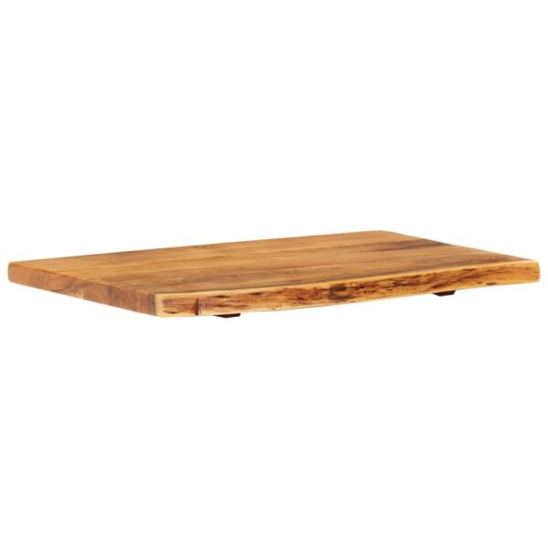 vidaXL Bathroom Vanity Top Solid Acacia Wood 80x52x3.8 cm - Image 11