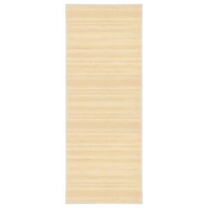 vidaXL Rug Bamboo 80x200 cm Natural
