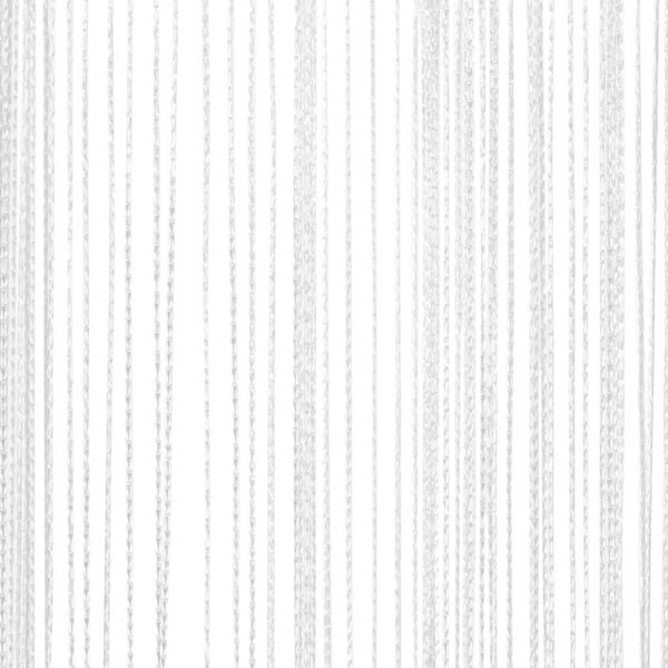 vidaXL String Curtains 2 pcs 140x250 cm White - Image 8