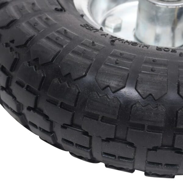 vidaXL Sack Truck Wheels 2 pcs Rubber 4.10/3.50-4 - Image 5