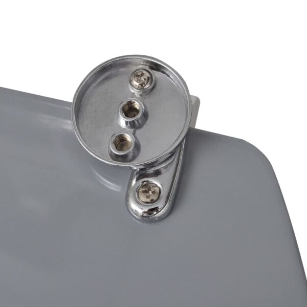 vidaXL Toilet Seats with Lids 2 pcs MDF Stones - Image 7