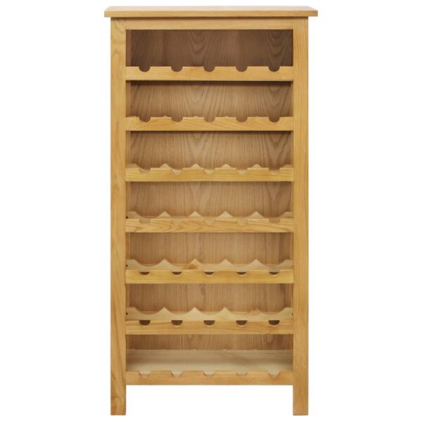 vidaXL Wine Cabinet 56x32x110 cm Solid Oak Wood - Image 2