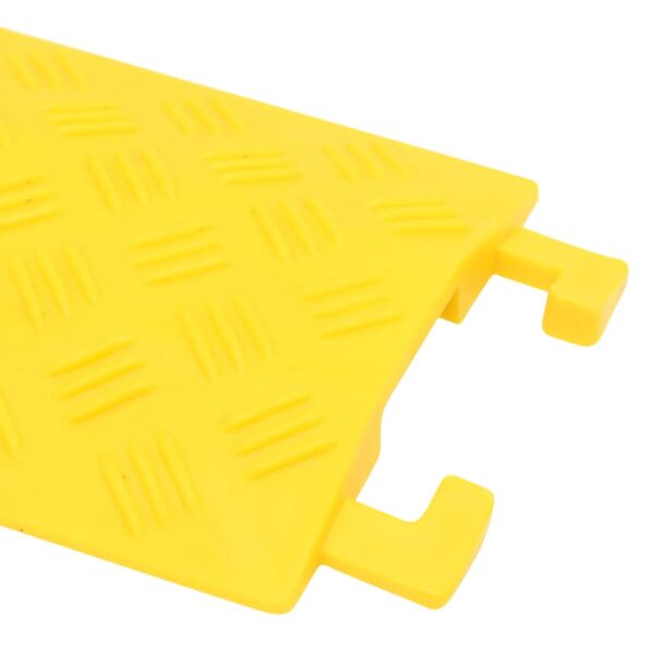 vidaXL Cable Protector Ramps 4 pcs 98.5 cm Yellow - Image 4
