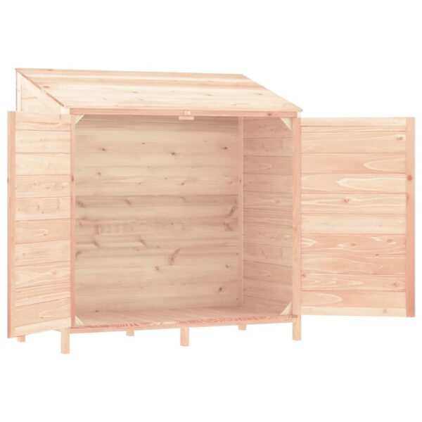 vidaXL Garden Shed 102x52x112 cm Solid Wood Fir - Image 4