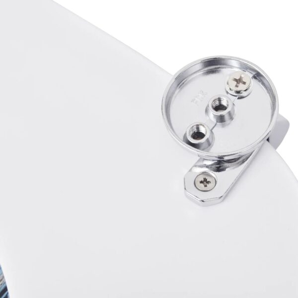 vidaXL Toilet Seats with Hard Close Lids MDF Old Wood - Image 7