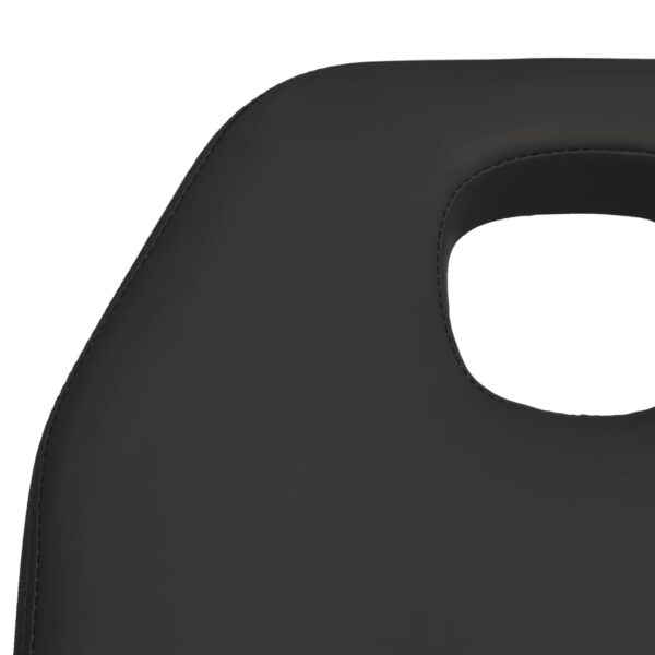vidaXL Massage Table Black 180x62x(87-112) cm - Image 7
