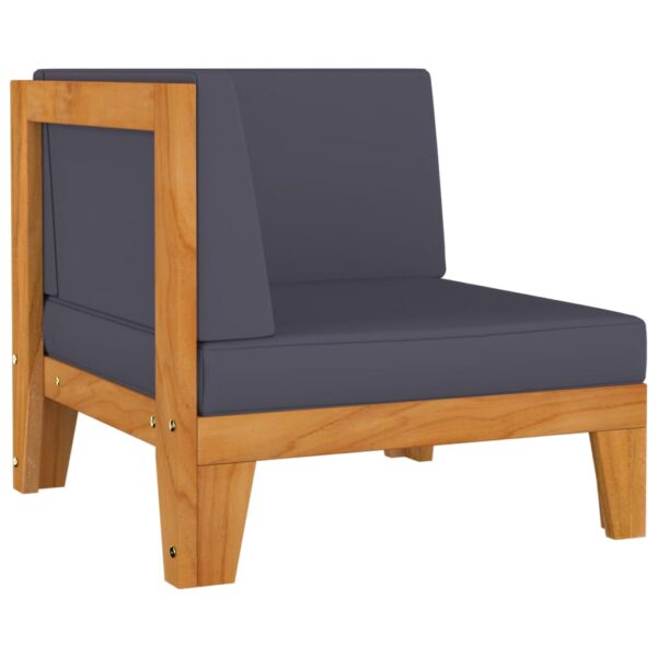 vidaXL 10 Piece Garden Lounge Set with Cushions Solid Acacia Wood - Image 4