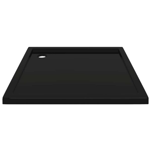 vidaXL Square ABS Shower Base Tray Black 90x90 cm - Image 5