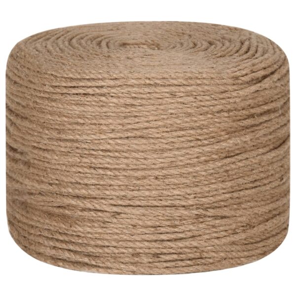 vidaXL Jute Rope 100 m Long 8 mm Thick - Image 3