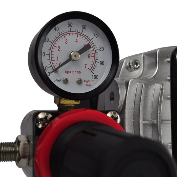 vidaXL Airbrush Compressor Set with 2 Pistols - Image 4