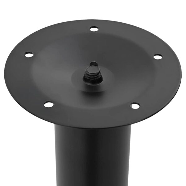 vidaXL Telescopic Table Legs 2 pcs Black 710 mm-1100 mm - Image 6