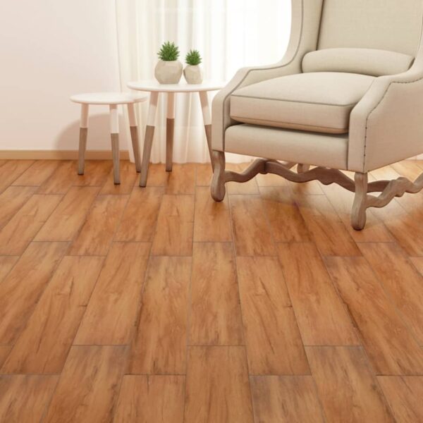 vidaXL Self-adhesive PVC Flooring Planks 5.02 m² 2 mm Elm Nature - Image 4