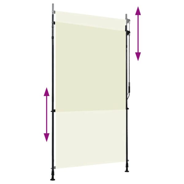vidaXL Outdoor Roller Blind 120x270 cm Cream - Image 3