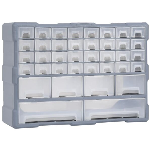 vidaXL Multi-drawer Organiser with 38 Drawers 52x16x37.5 cm - Image 1