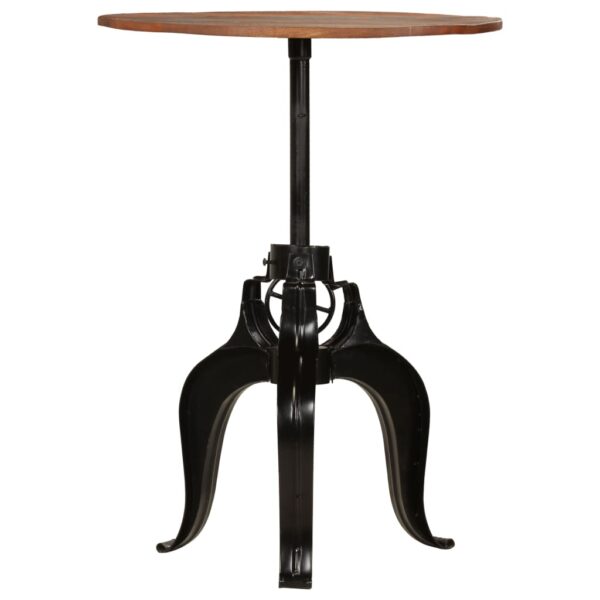 vidaXL Bar Table Solid Reclaimed Wood 75x(76-110) cm - Image 2