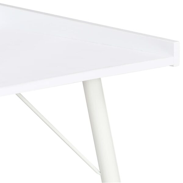 vidaXL Desk White 90x50x79 cm - Image 6