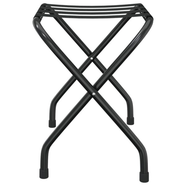 vidaXL Luggage Rack Black 56x40x49 cm - Image 4