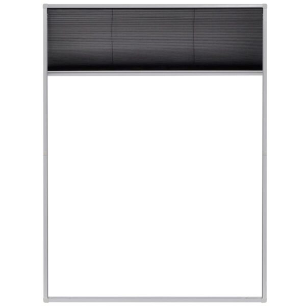 vidaXL Plisse Insect Screen for Windows Aluminium 60x80 cm - Image 3