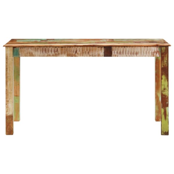 vidaXL Dining Table Solid Reclaimed Wood 140x70x76 cm - Image 2