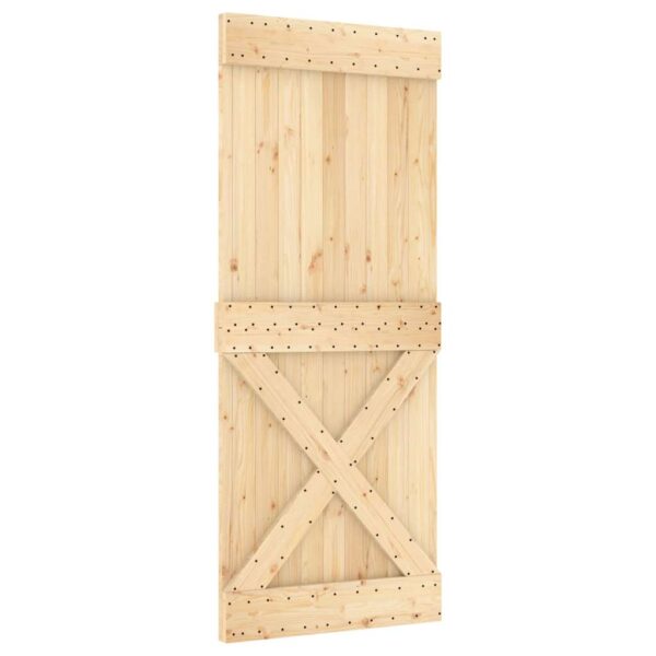 vidaXL Door NARVIK 85x210 cm Solid Wood Pine - Image 2