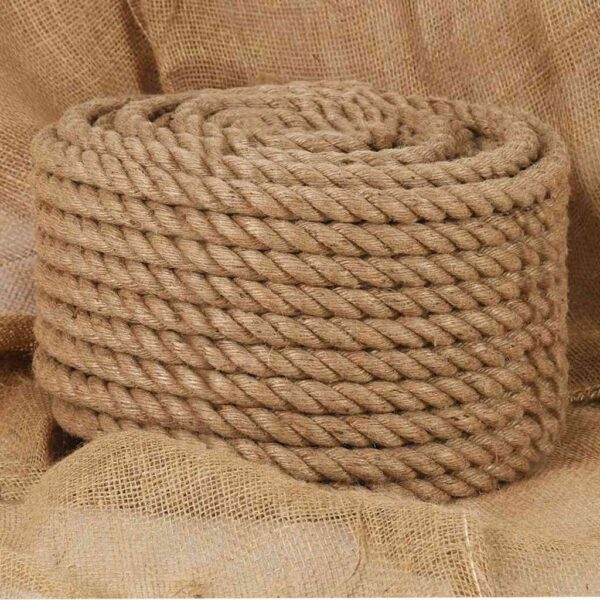 vidaXL Rope 100% Jute 20 mm 100 m - Image 1