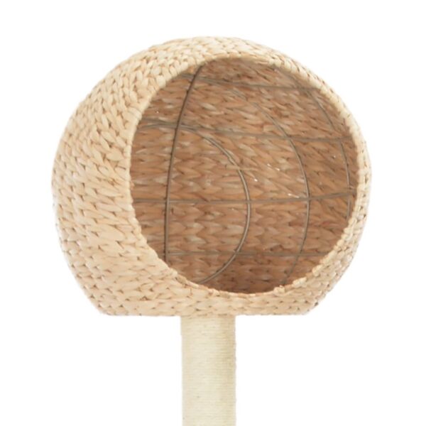 vidaXL Cat Tree with Sisal Scratching Post Seagrass - Image 3