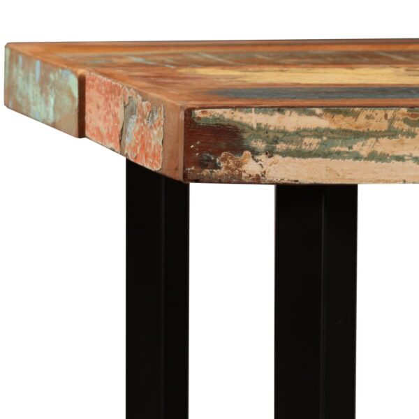 vidaXL Bar Table 150x70x107 cm Solid Reclaimed Wood - Image 3