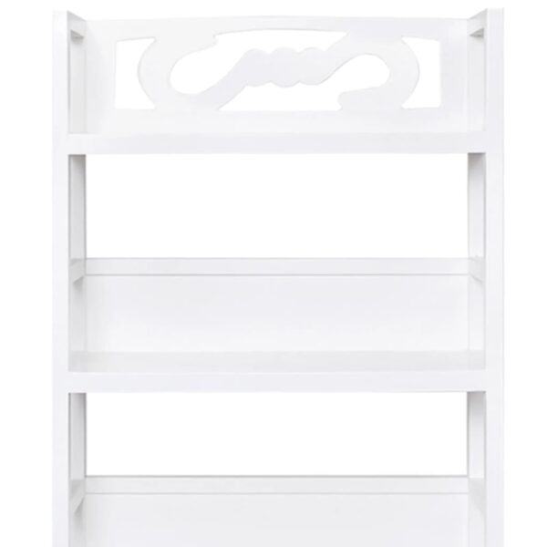 vidaXL Bathroom Cabinet Albuquerque Wood White 46x24x117.5 cm - Image 6