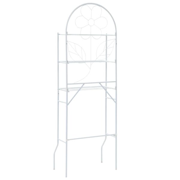 vidaXL Toilet Rack White 60x33x174 cm - Image 4