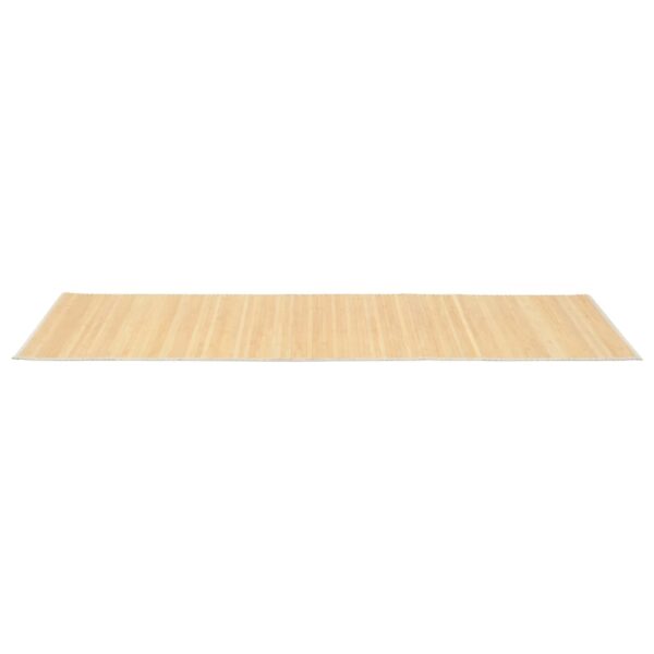vidaXL Rug Bamboo 80x200 cm Natural - Image 3