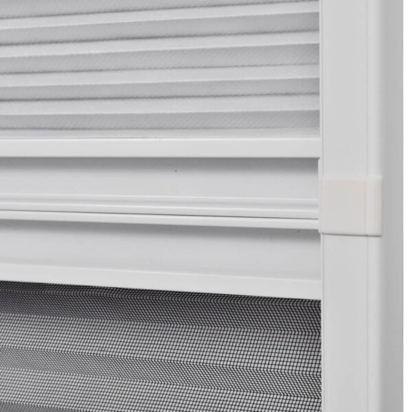 vidaXL Plisse Insect Screen for Windows Aluminium 80x100 cm with Shade - Image 6