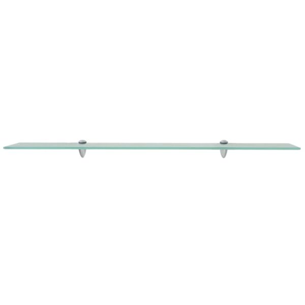 vidaXL Floating Shelves 2 pcs Glass 100x10 cm 8 mm - Image 3