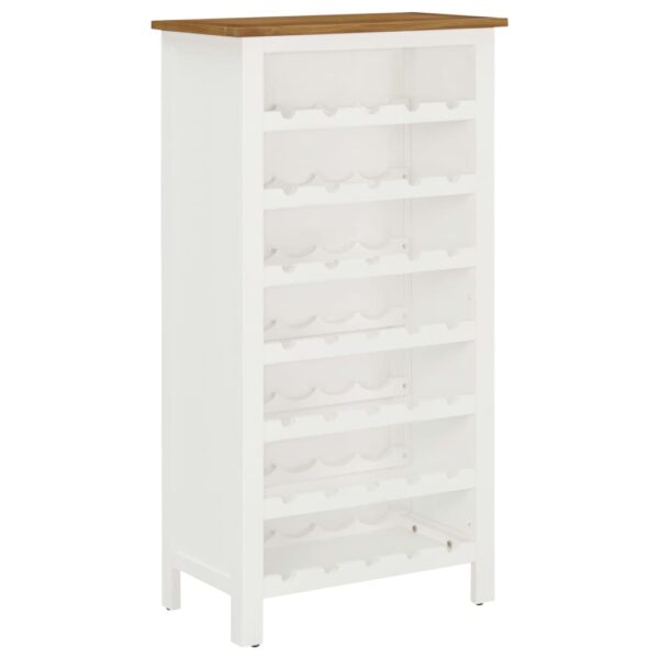 vidaXL Wine Cabinet 56x32x110 cm Solid Oak Wood - Image 1