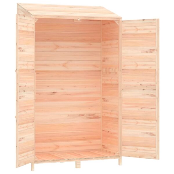 vidaXL Garden Shed 102x52x174.5 cm Solid Wood Fir - Image 7